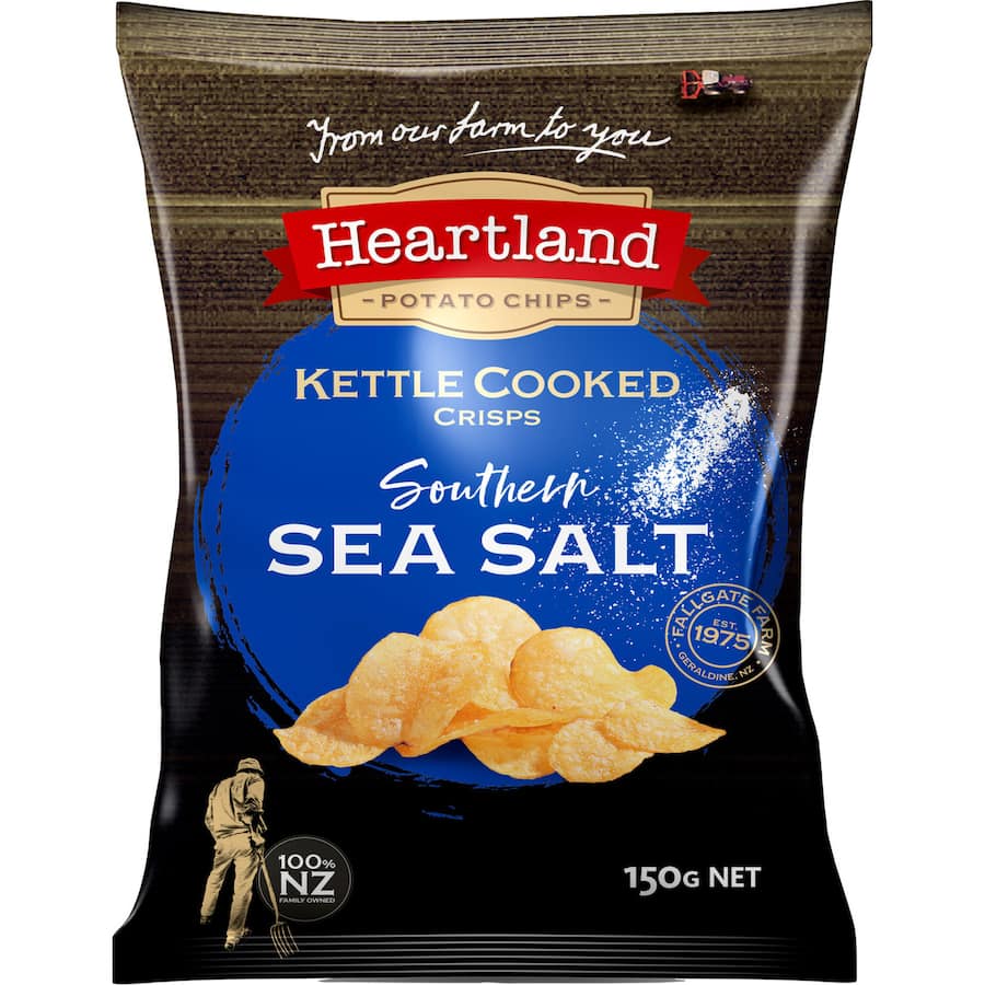 Heartland Chips Southern Sea Salt 150g