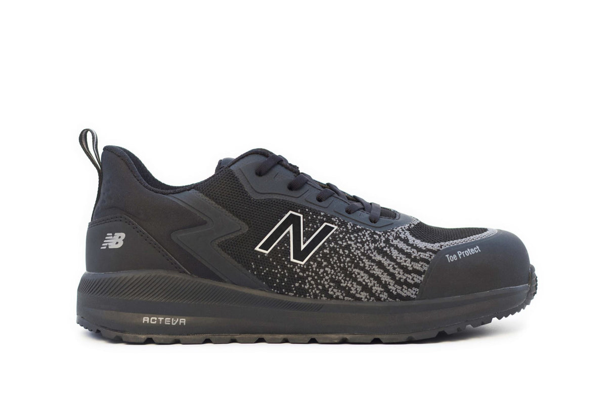 New Balance, Speedware Safety Shoe - Black/Black - 07