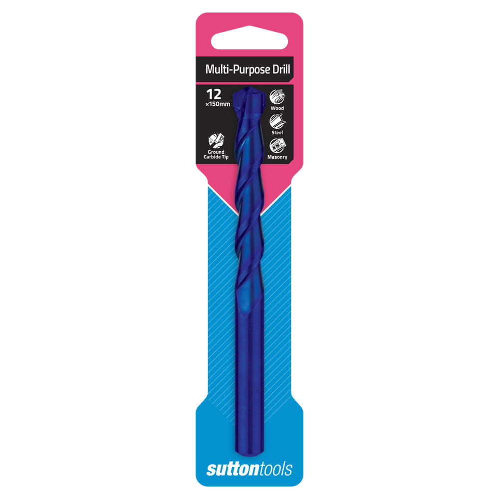 Sutton Multi-Purpose Drills - Standard Length 12 x 150mm