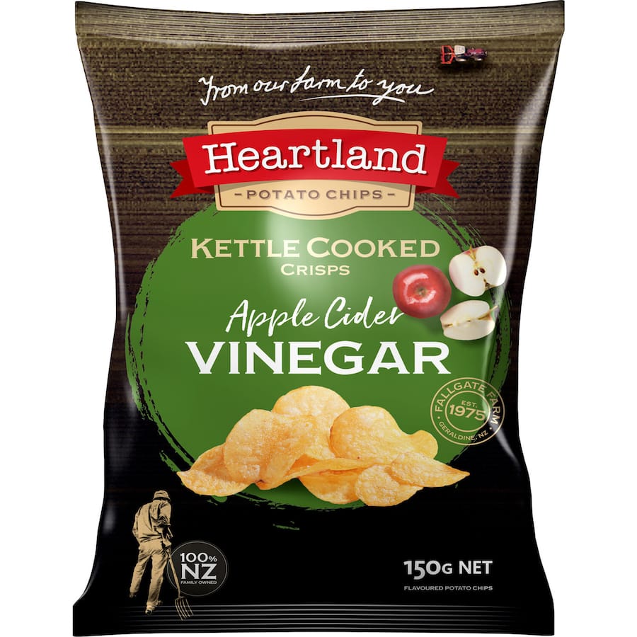 Heartland Chips Apple Cider Vinegar 150g