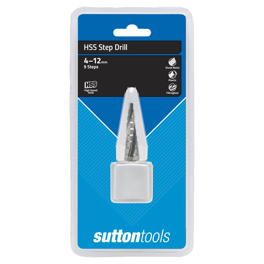 Sutton HSS Step Drill 4 - 12mm