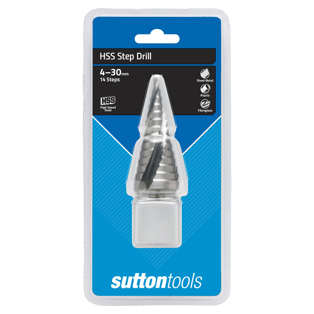 Sutton HSS Step Drill 4 - 30mm