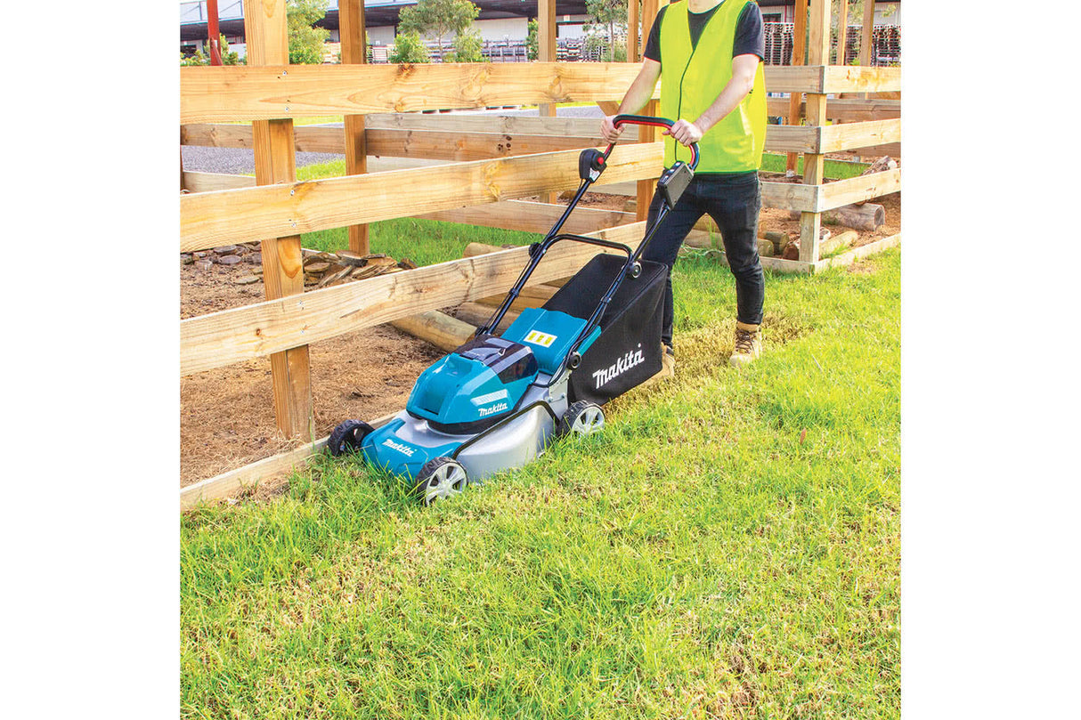 Makita 18Vx2 (36V) LXT Metal Deck Lawn Mower 460mm Cordless Kit