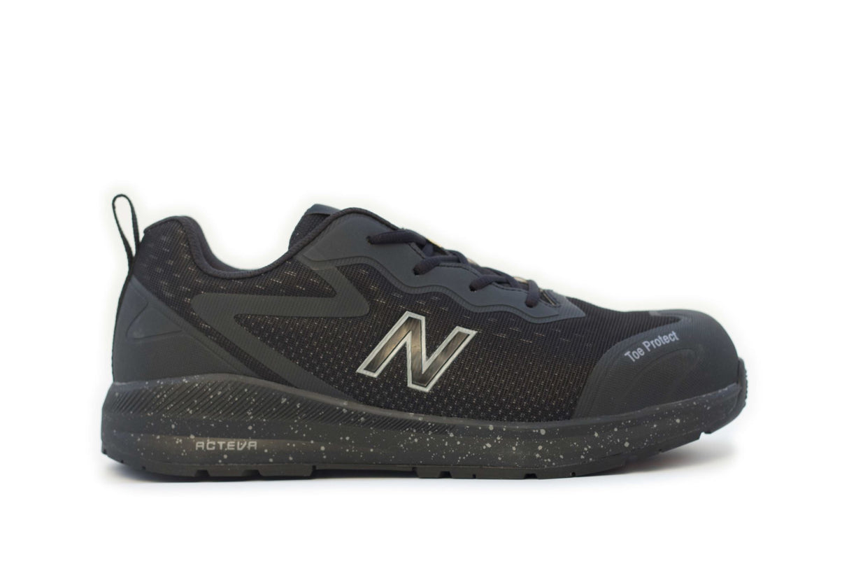 New Balance, Logic Safety Shoe - Black/Orange - 11