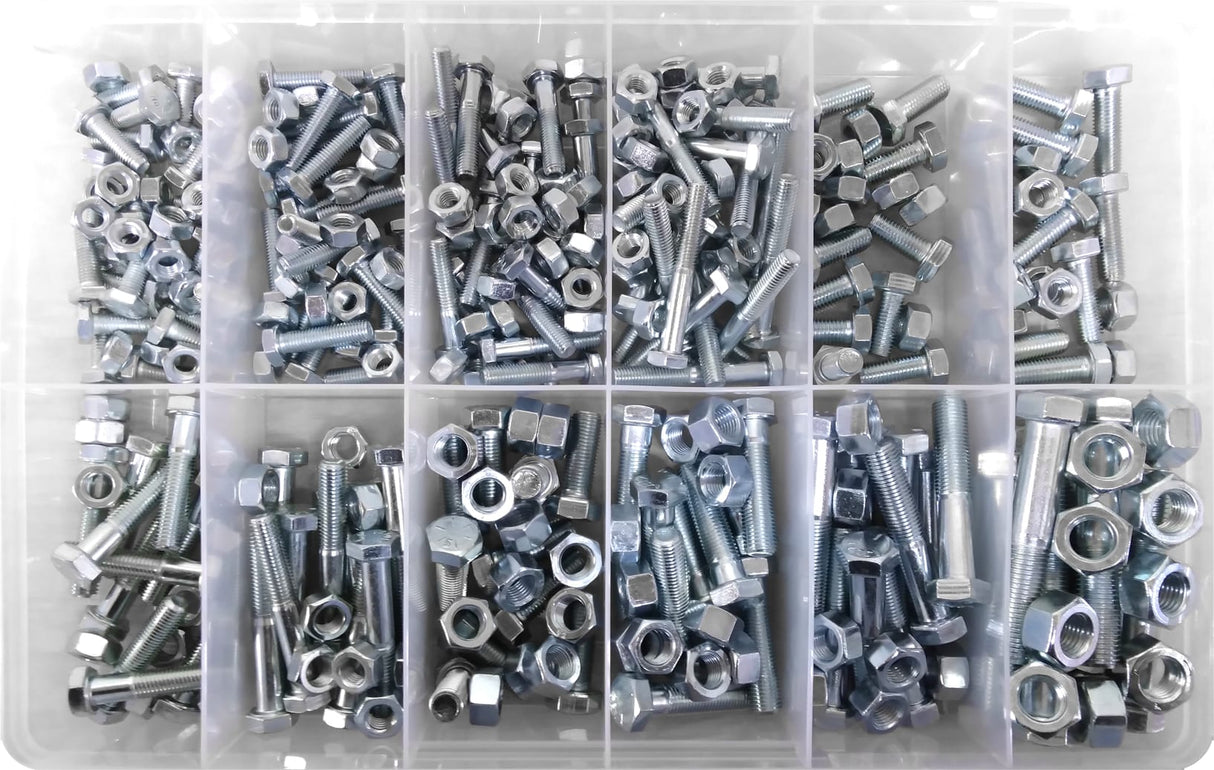 Grade 5 & 8 UNF Bolt and Nut Assortment Kit 160 piece