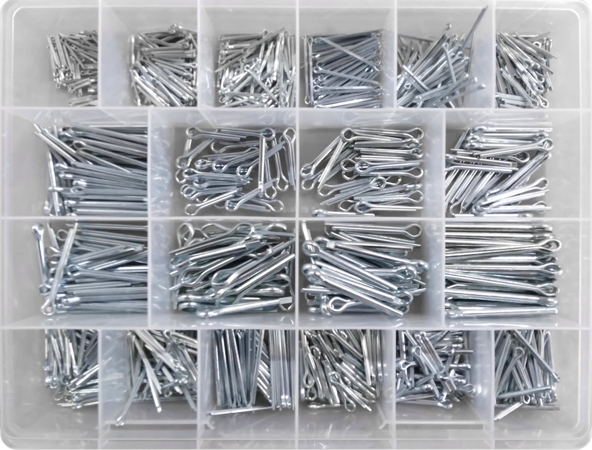 Split Pin XL Zinc Plated Kit 1025 piece