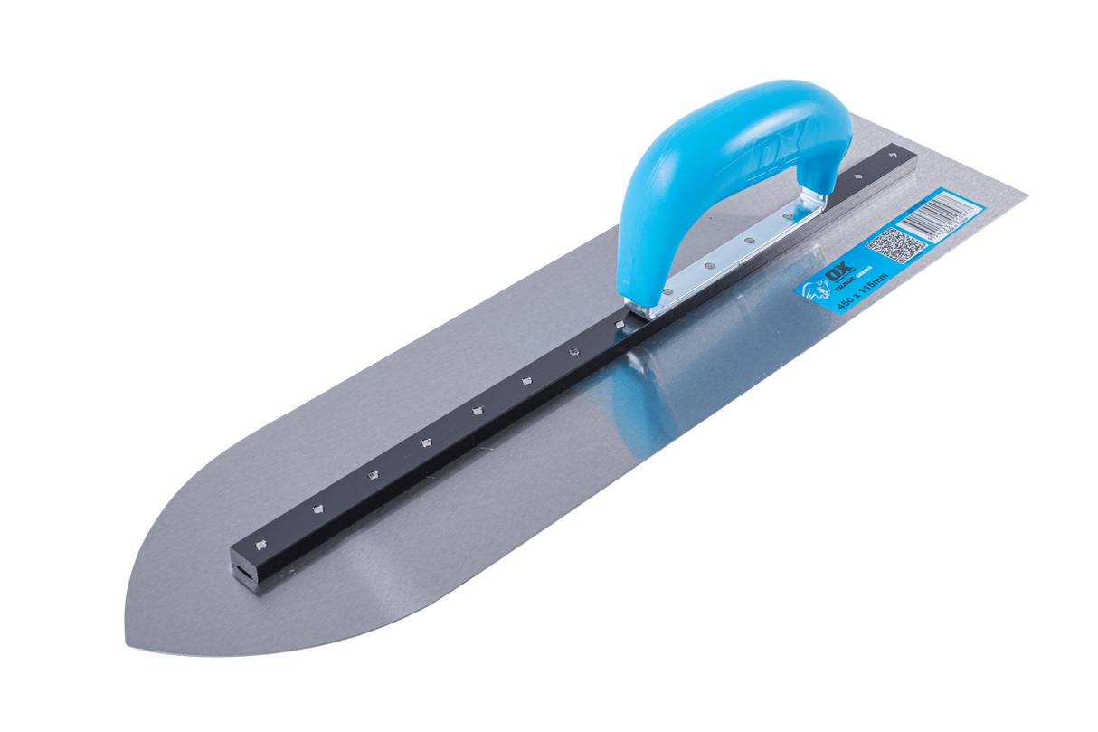 OX Trade Pointed Finishing Trowel 115mmx450mm