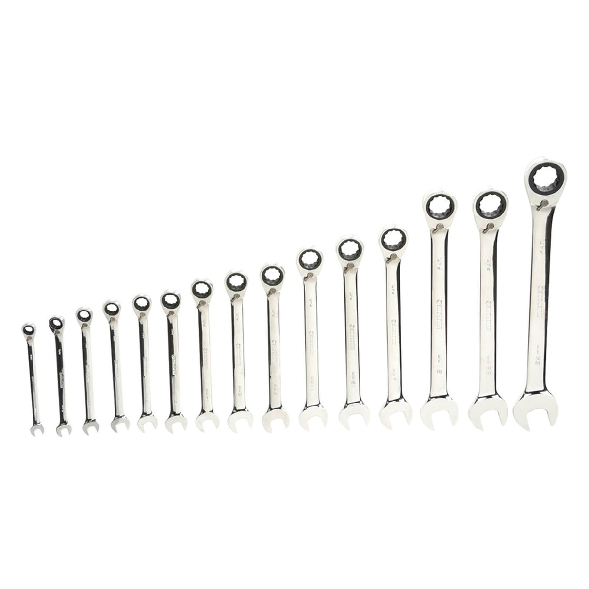 Kincrome 15Pc Rev Comb. Gear Spanner Set - Metric