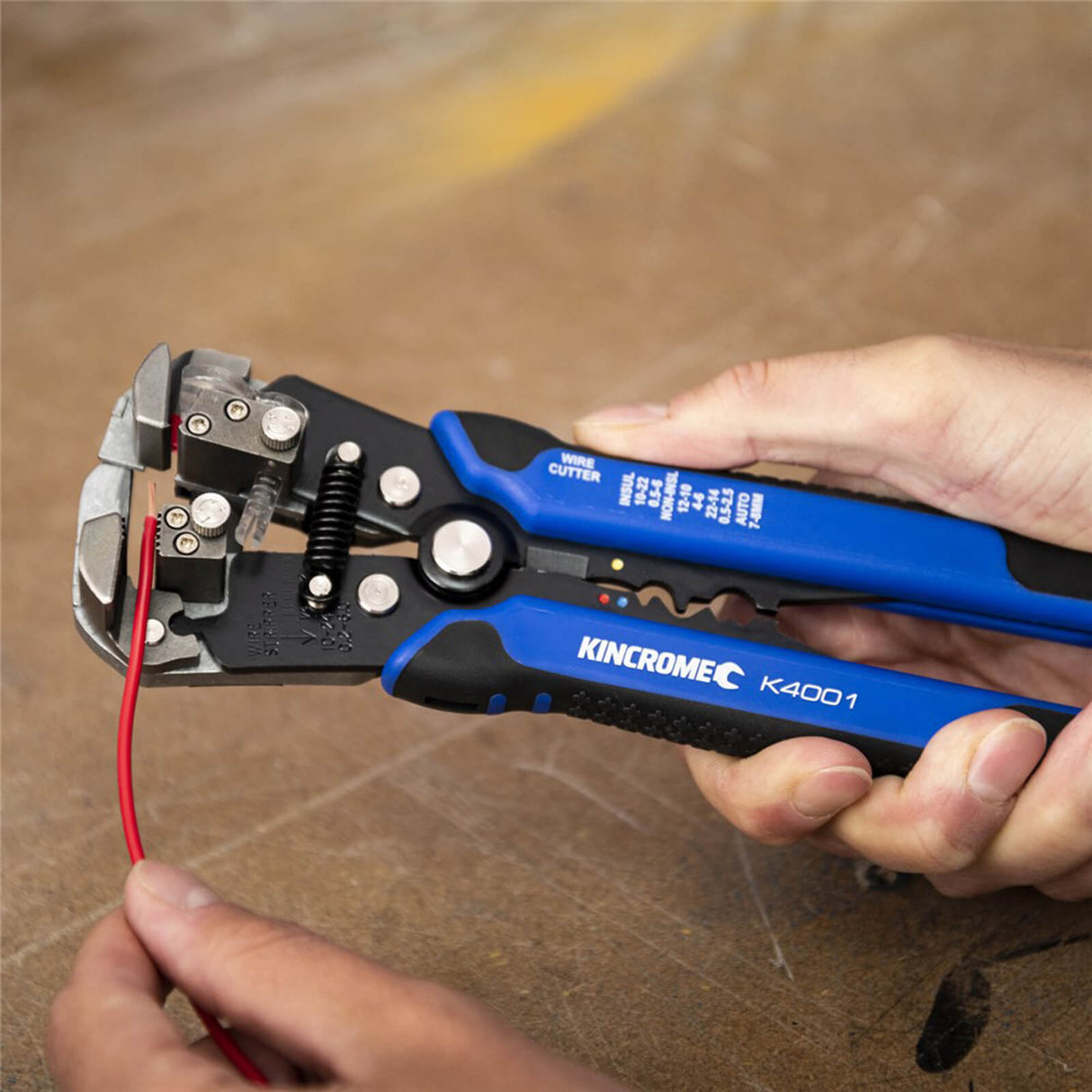 Kincrome Automatic Wire Stripper with Crimper 200mm