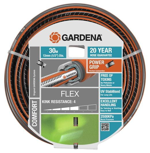 Gardena Comfort FLEX Hose 13mm x 30m Unfitted