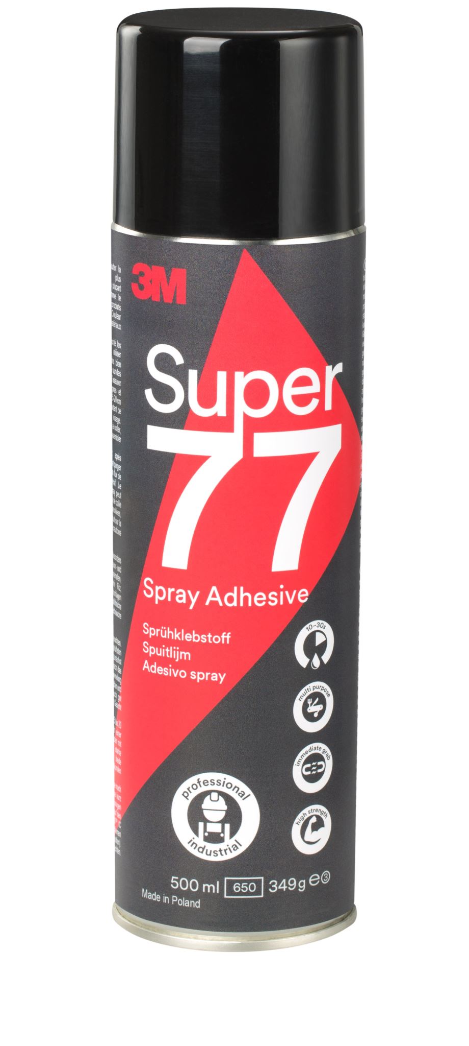 3M Super 77 Multipurpose Adhesive Spray 500ml