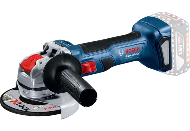 Bosch GWX 18V-7 X-LOCK Angle Grinder 125mm (Cordless Skin Only)