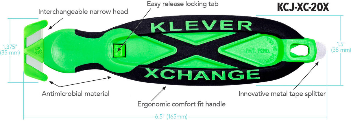 Kleen X-Change Safety Cutter - Narrow Head KK031 (Each)