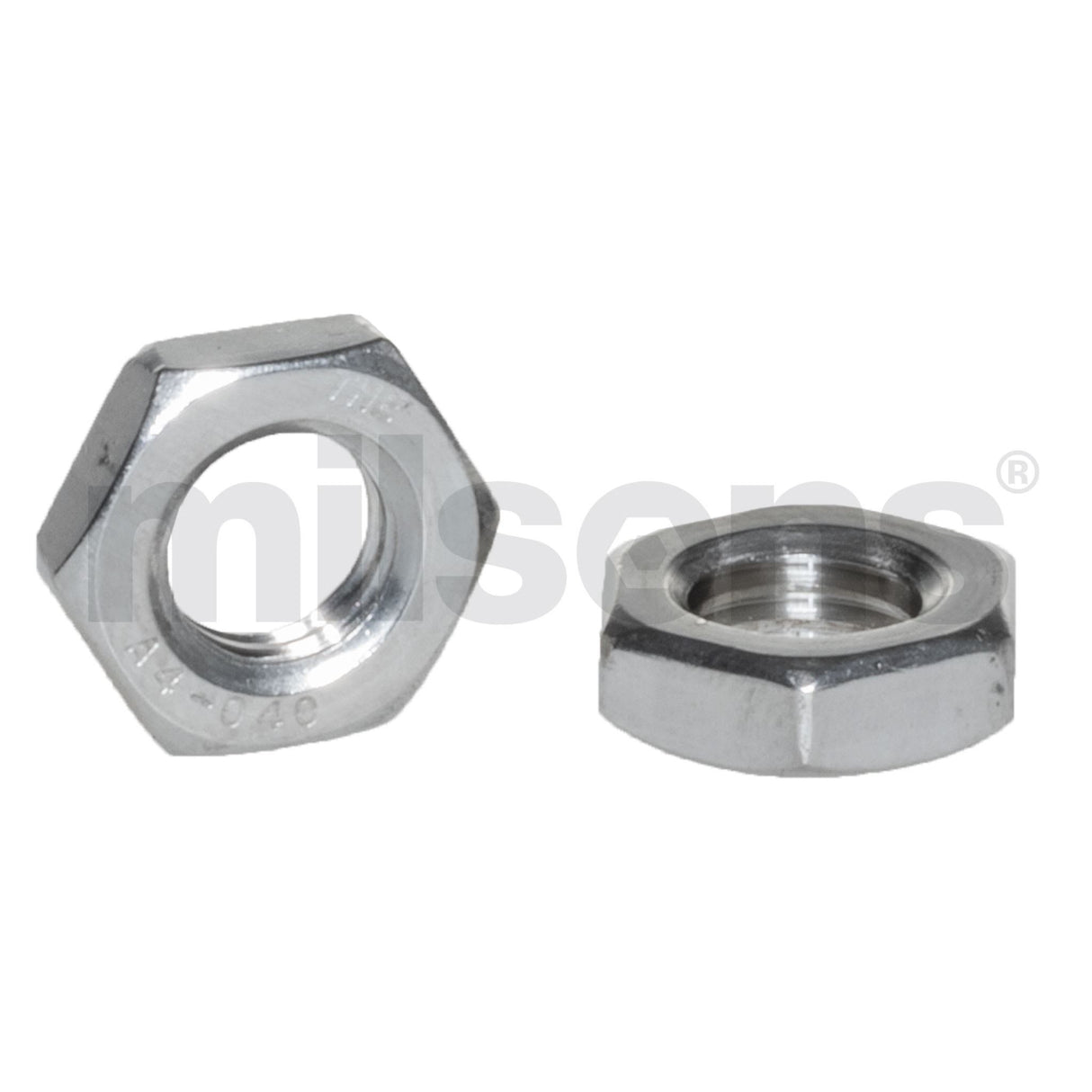 M12 SS316 Half Nut (50 Pack)