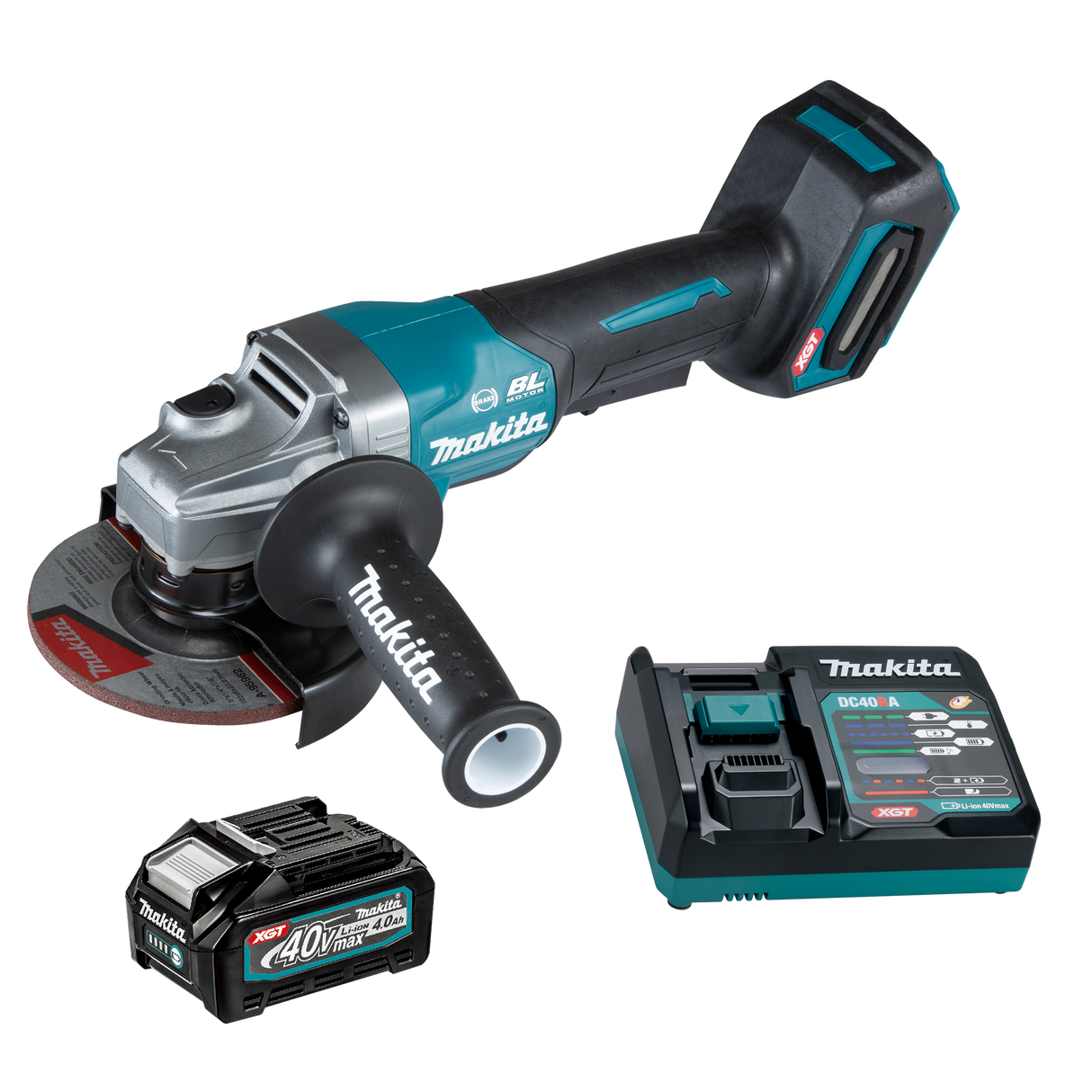 Makita Paddle Switch Angle Grinder Kit 125mm