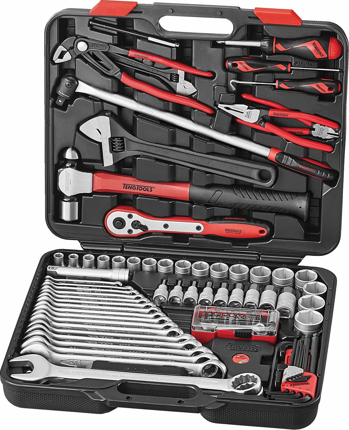 Teng 1/2" Heavy Duty Drive Metric Vehicle Tool Set 105 Piece