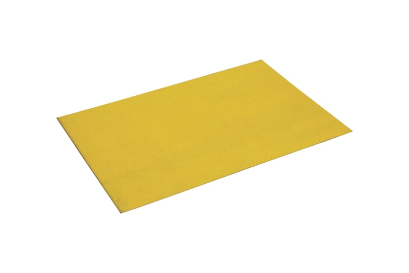 Fibreglass Floor Grit Panel in vibrant yellow, 600 x 900mm, offers non-slip surface for enhanced safety on ramps and walkways.