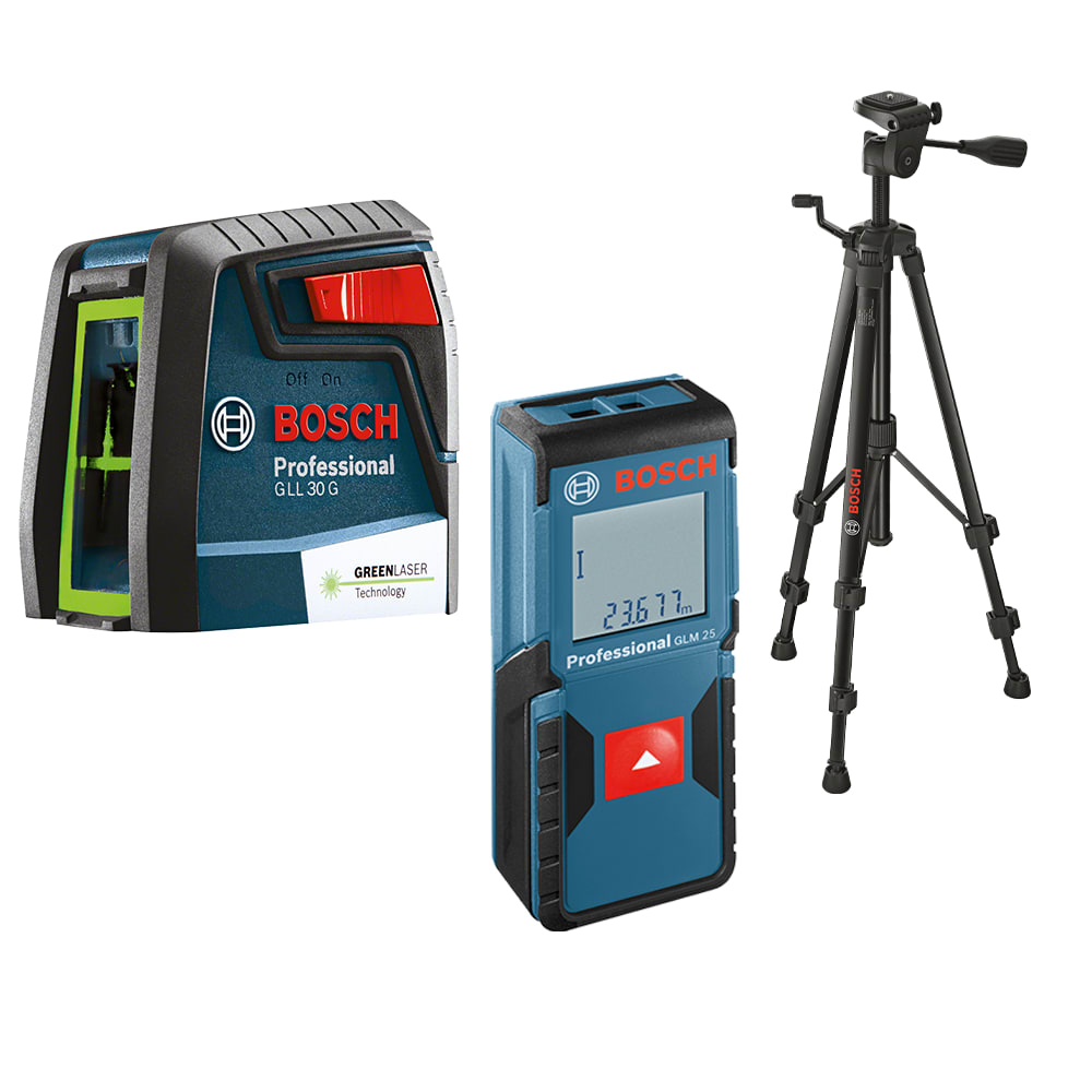Bosch 3 Piece Professional Measuring Kit