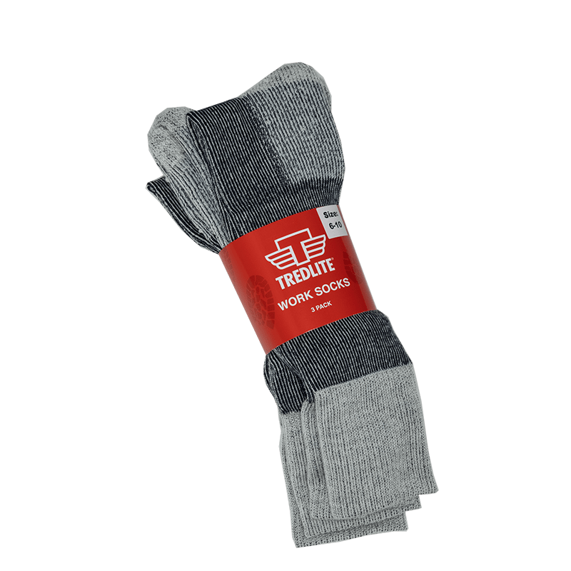 Tredlite Work Socks (Pack of 3) - Standard (Size: 1/1)
