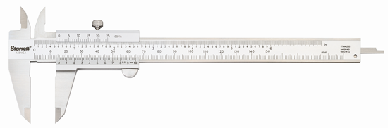 Starrett Vernier Caliper 125MEA-6/150-150mm (Each)