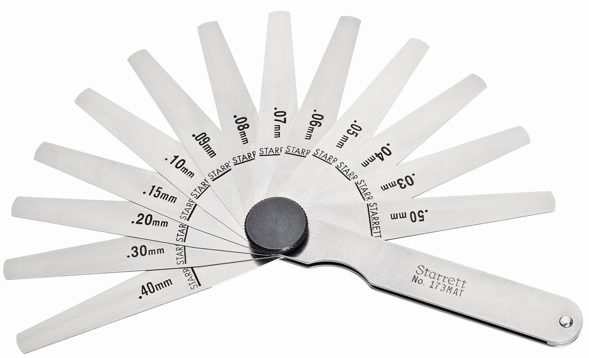 Starrett Thickness Gauge - Metric 173MAT