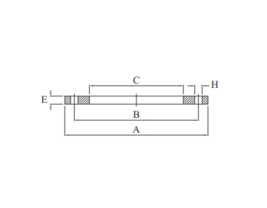 Slip-on Steel Plate Pipe Flange Table D & E-32mm (Each)