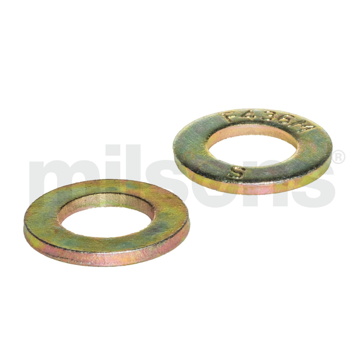 M12 Yellow Zinc Hardened Washer (100 Pack)