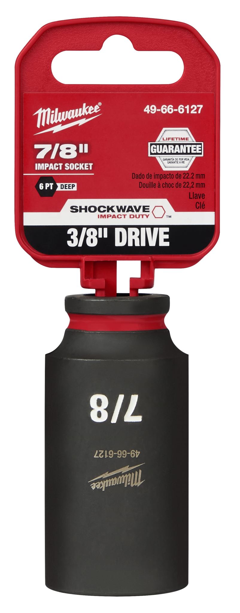 Milwaukee Shockwave Deep Impact Duty Socket 3/8"Dr 7/8"