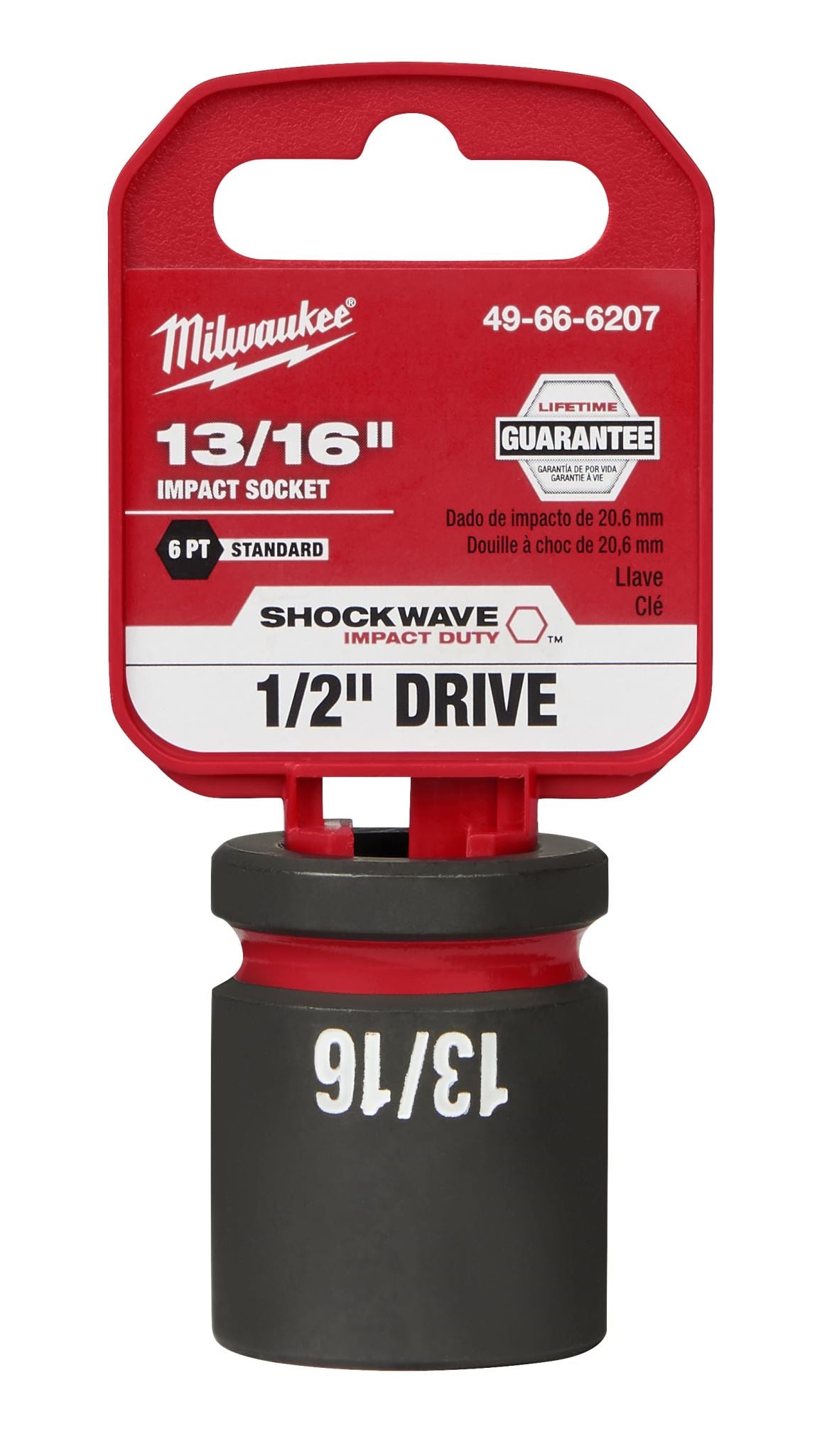 Milwaukee Shockwave Impact Duty Socket 1/2" Drive 13/16"