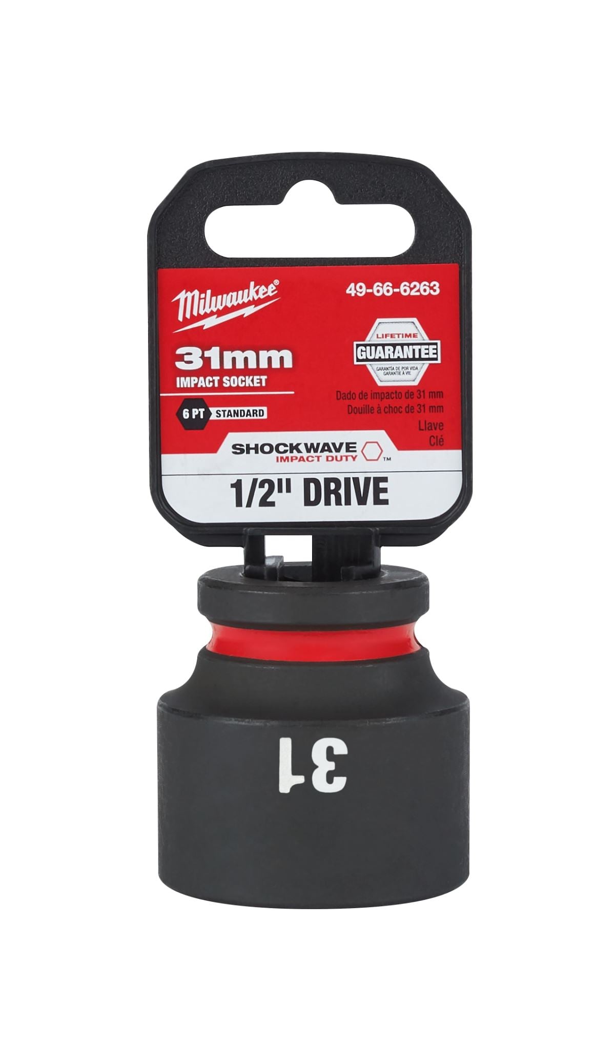 Milwaukee Shockwave Impact Duty Socket 1/2" Drive 31mm