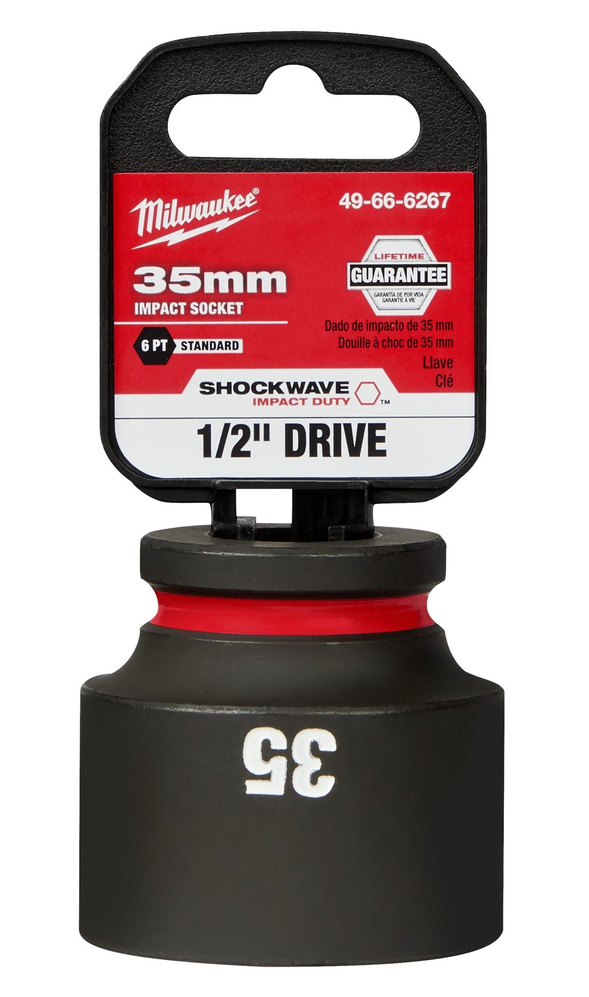 Milwaukee Shockwave Impact Duty Socket 1/2" Drive 35mm