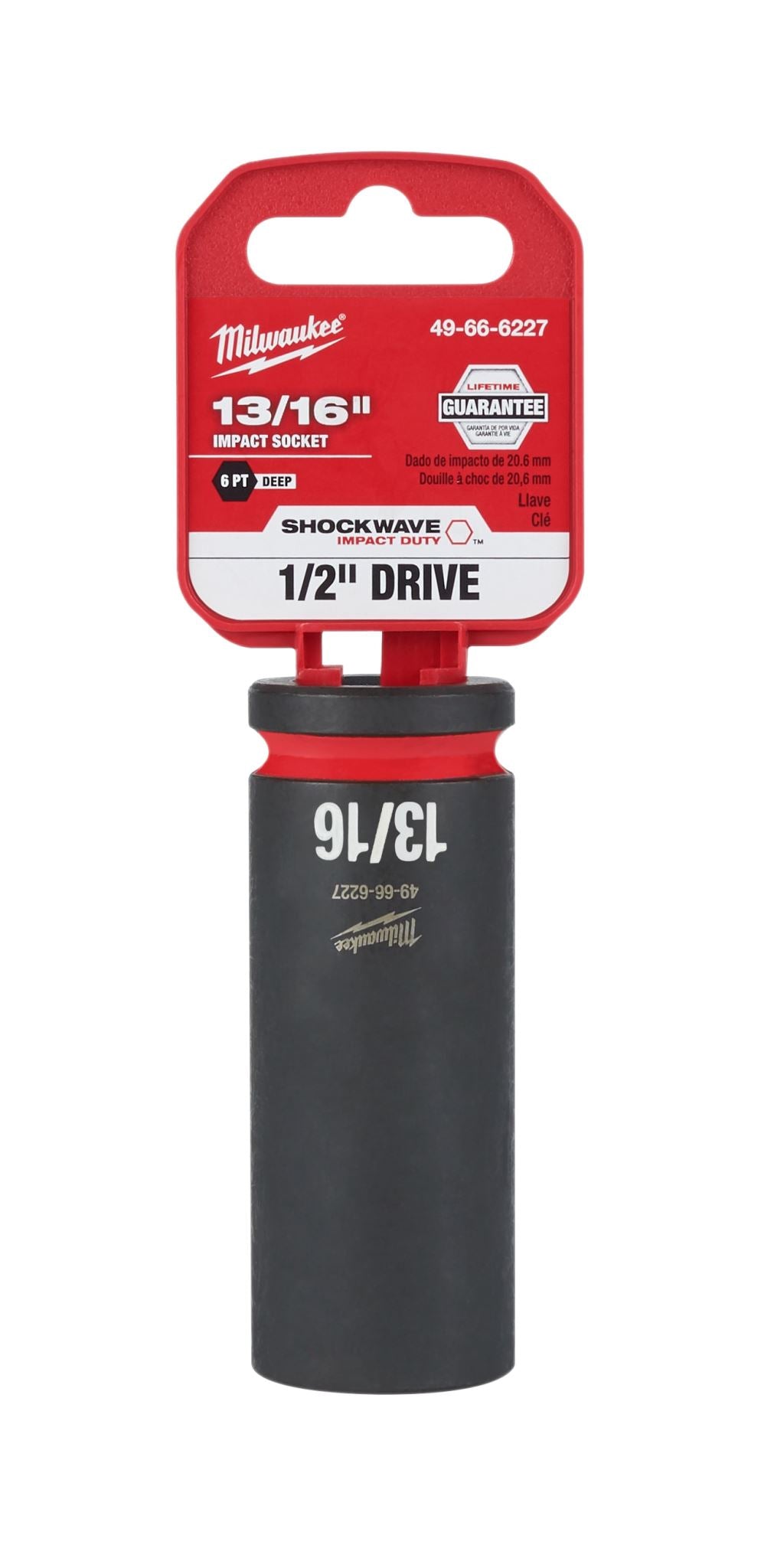 Milwaukee Shockwave Deep Impact Duty Socket 1/2"Dr 13/16"