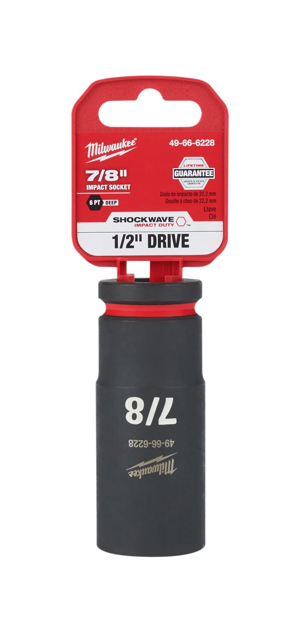 Milwaukee Shockwave Deep Impact Duty Socket 1/2"Dr 7/8"