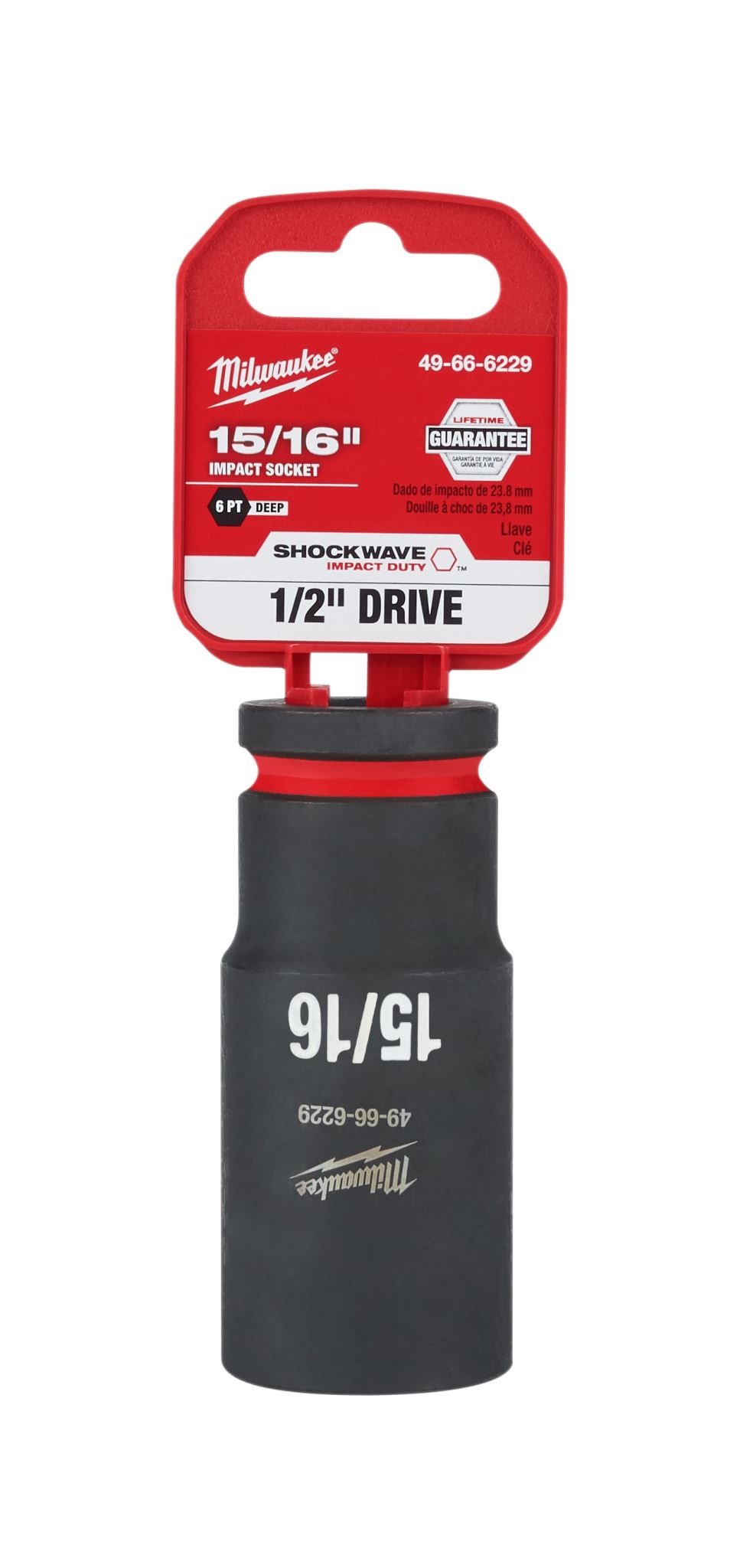 Milwaukee Shockwave Deep Impact Duty Socket 1/2"Dr 15/16"