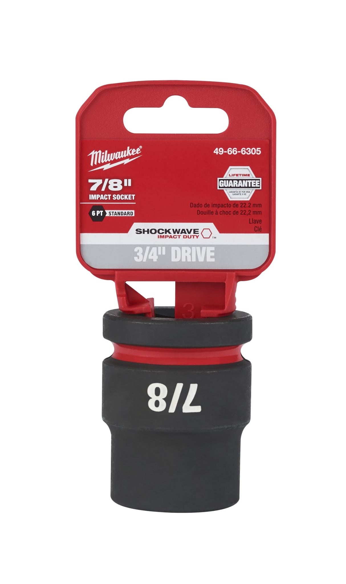 Milwaukee Shockwave Impact Duty Socket 3/4" Drive 7/8"