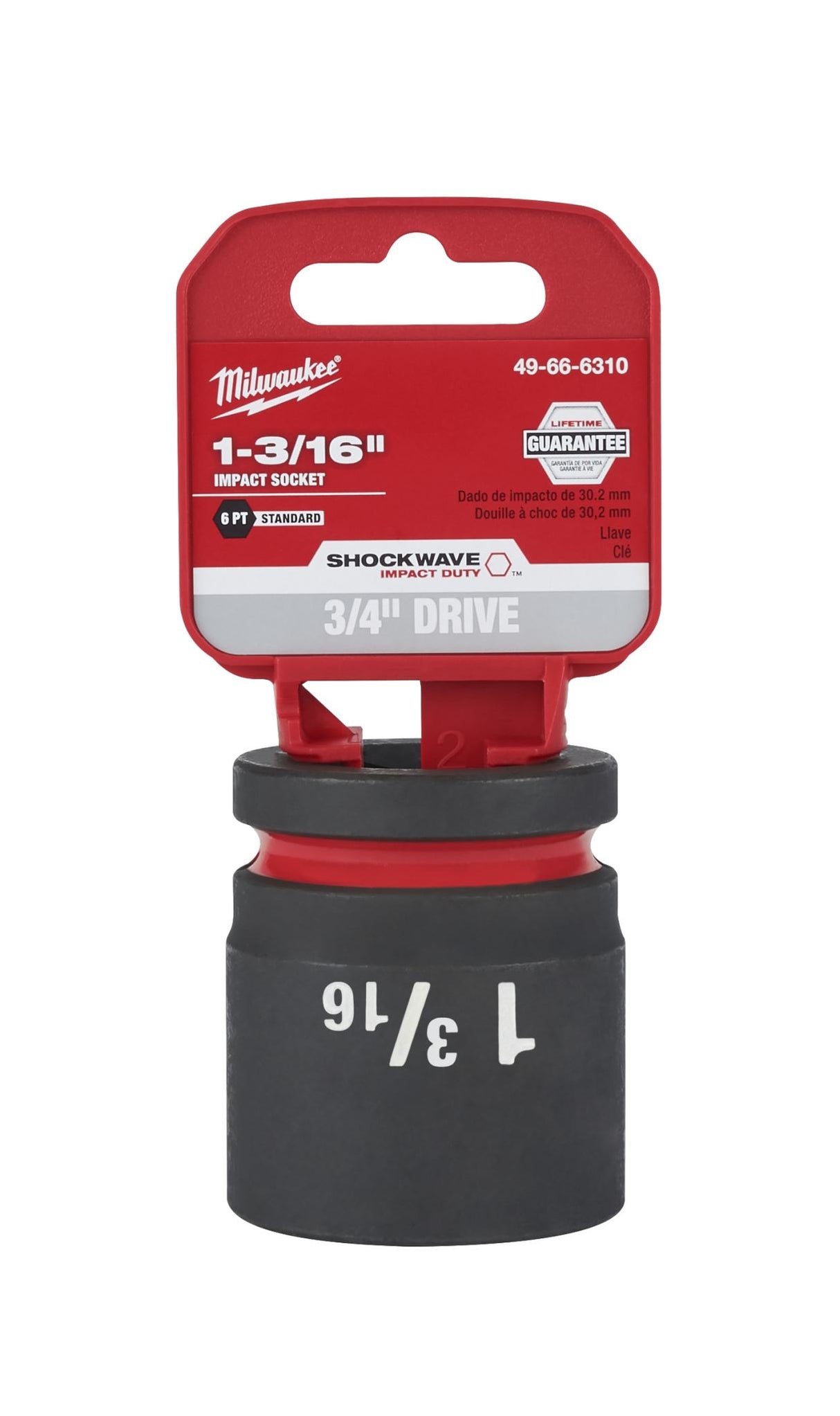 Milwaukee Shockwave Impact Duty Socket 3/4" Drive 1-3/16"