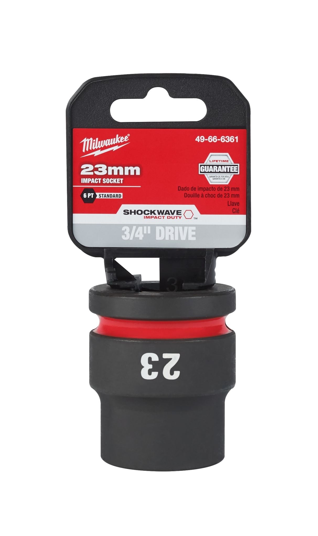 Milwaukee Shockwave Impact Duty Socket 3/4" Drive 23mm