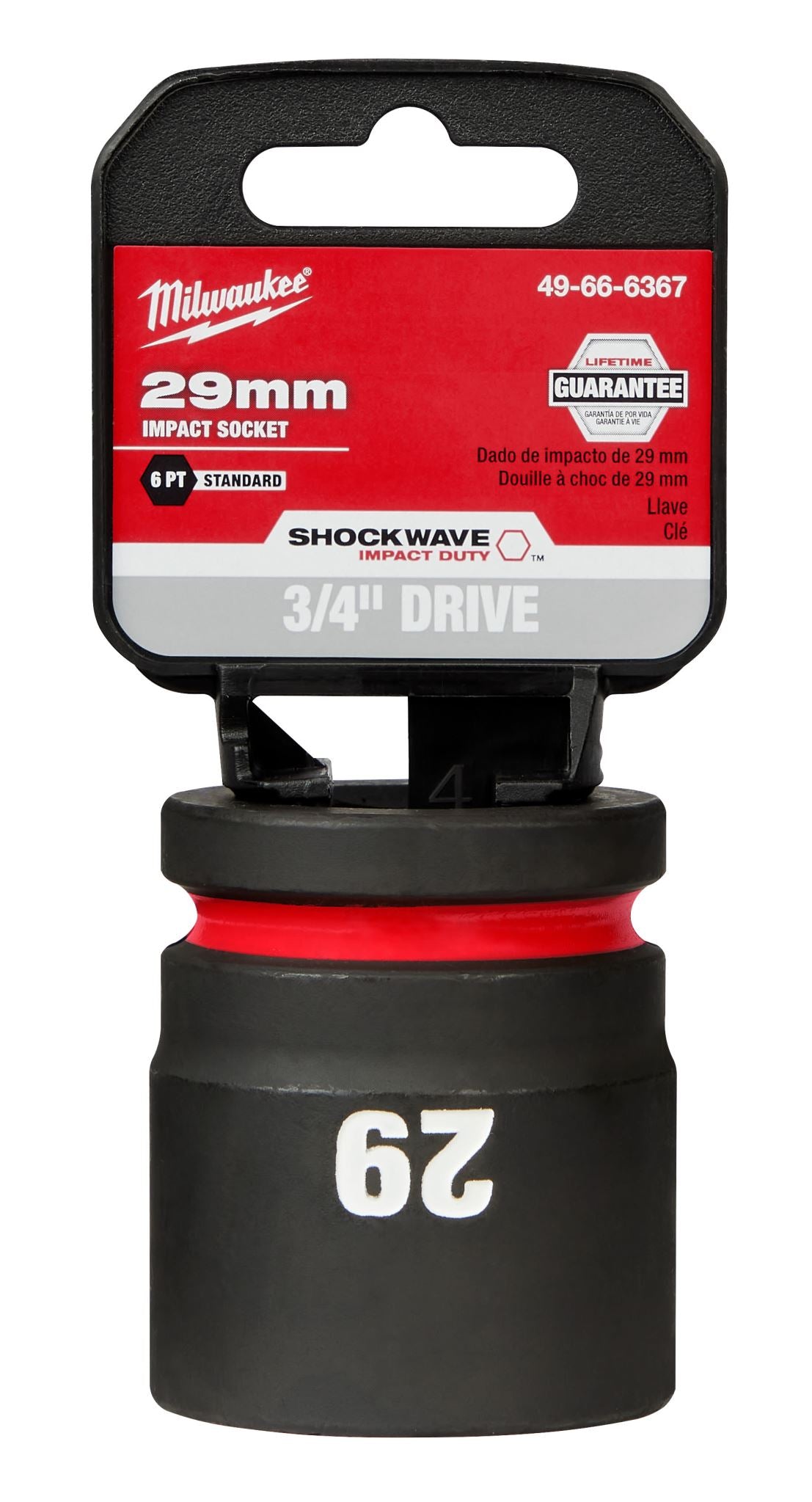 Milwaukee Shockwave Impact Duty Socket 3/4" Drive 29mm