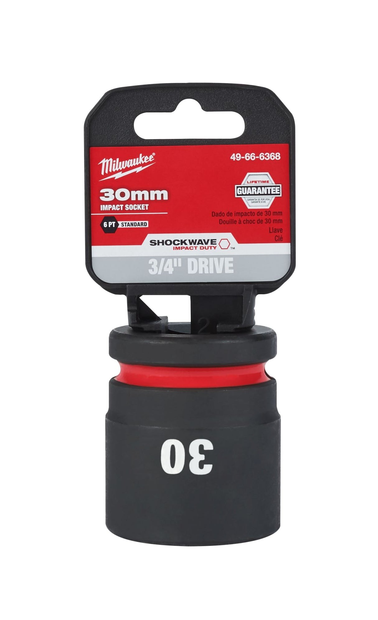 Milwaukee Shockwave Impact Duty Socket 3/4" Drive 30mm