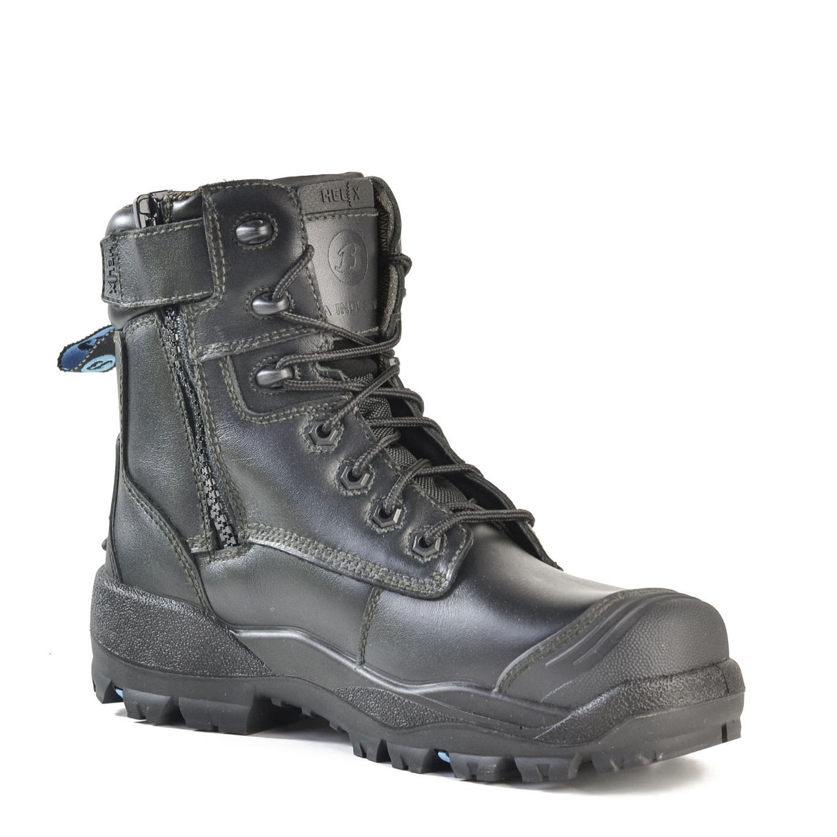 Bata, Longreach Ultra Zip Sided Safety Boot - Black - 13