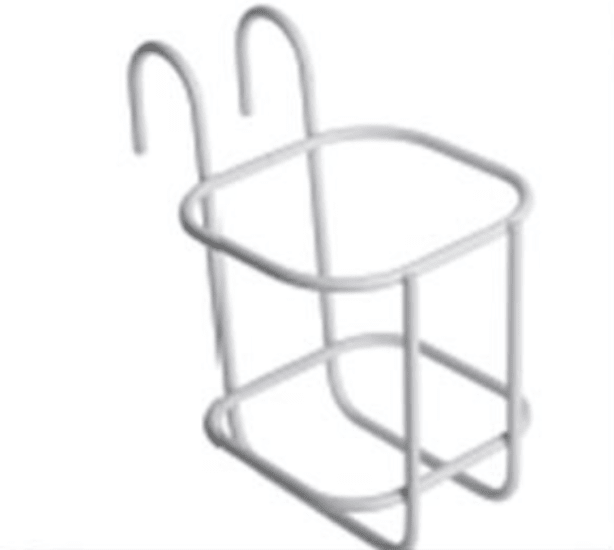 Durable BD Sharps Disposal Hanger Bracket designed for secure, compliant 1.4-litre sharps disposal unit installation.