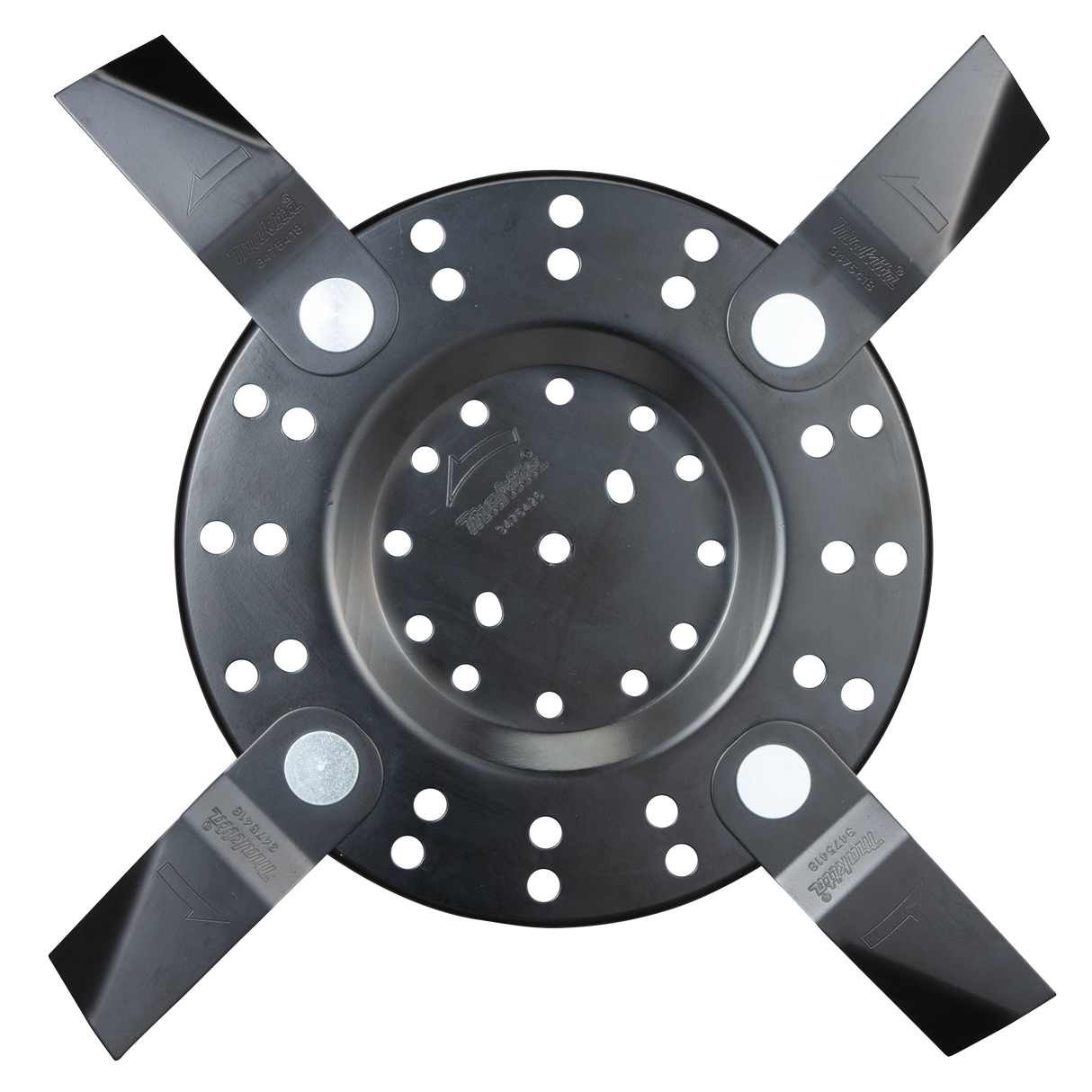 Makita Blades and Base Plate for Lawn Mower 4 Piece (Set)