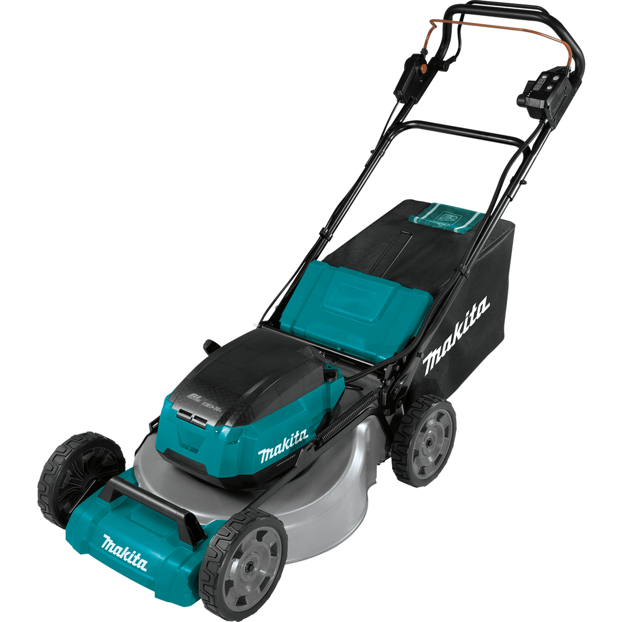 Makita 36VLXT Metal Deck Self-Propelled Lawn Mower 530mm Cordless Skin Only