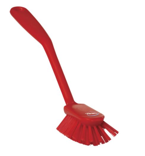 Vikan Wide Hand Brush Red 280mm (Each)