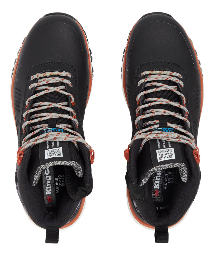 KingGee Terra Firma Work Boot Black/ Orange - BLACK/ORANGE - 10