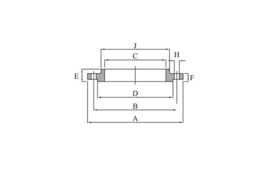 Slip-on Carbon Steel Pipe Flange ANSI 150-150mm (Each)