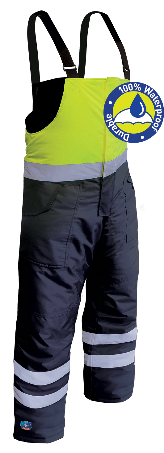 Armour Safety, Ice King Freezer Bib Pant, FGIKYNBP - Yellow/Navy - S/M