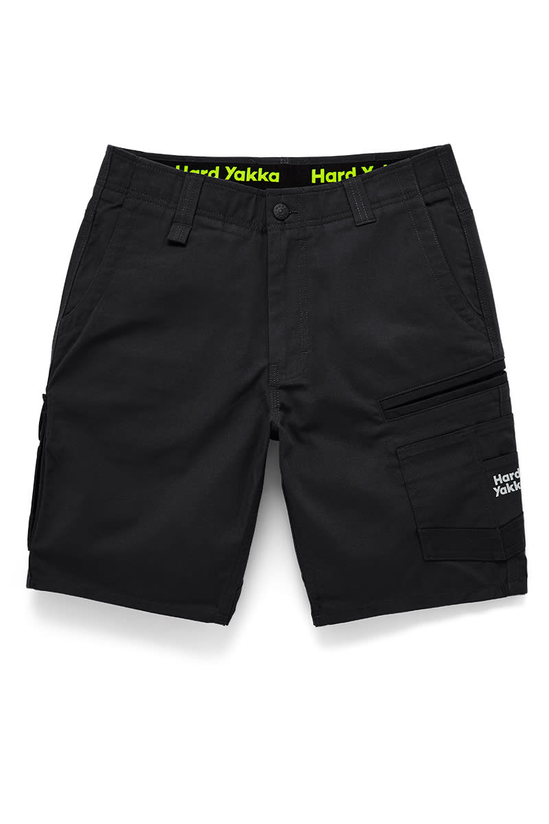Hard Yakka, Women's Raptor Mid Short - Black - 6