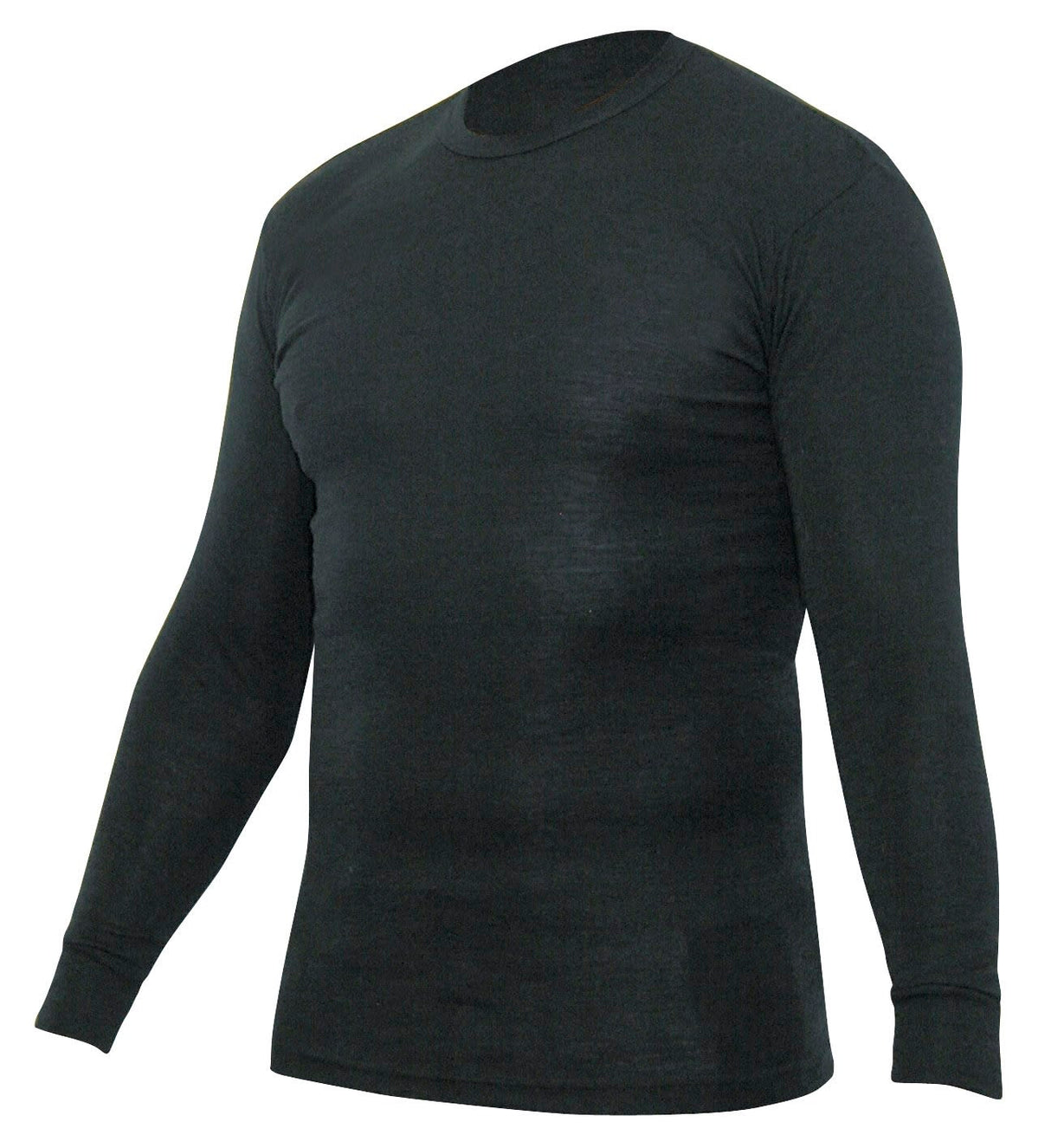 Thermerino, Long Sleeve Crew Neck Thermal Top - Navy - 4XL
