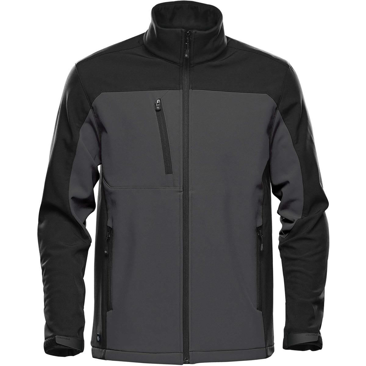 Stormtech, Cascades Soft Shell Jacket, BHS-3 - Dolphin/Blck (Size: 3XL)
